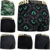 True Religion Mens Boxer Briefs Cotton Stretch Underwear for Men Pack of 6(Black/Gold)