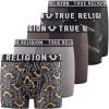True Religion Boys Underwear 5 Pack Boxer Briefs for Boys 6-18 Durable Stretch Breathable Moisture Wicking(Grey/Black Pack)