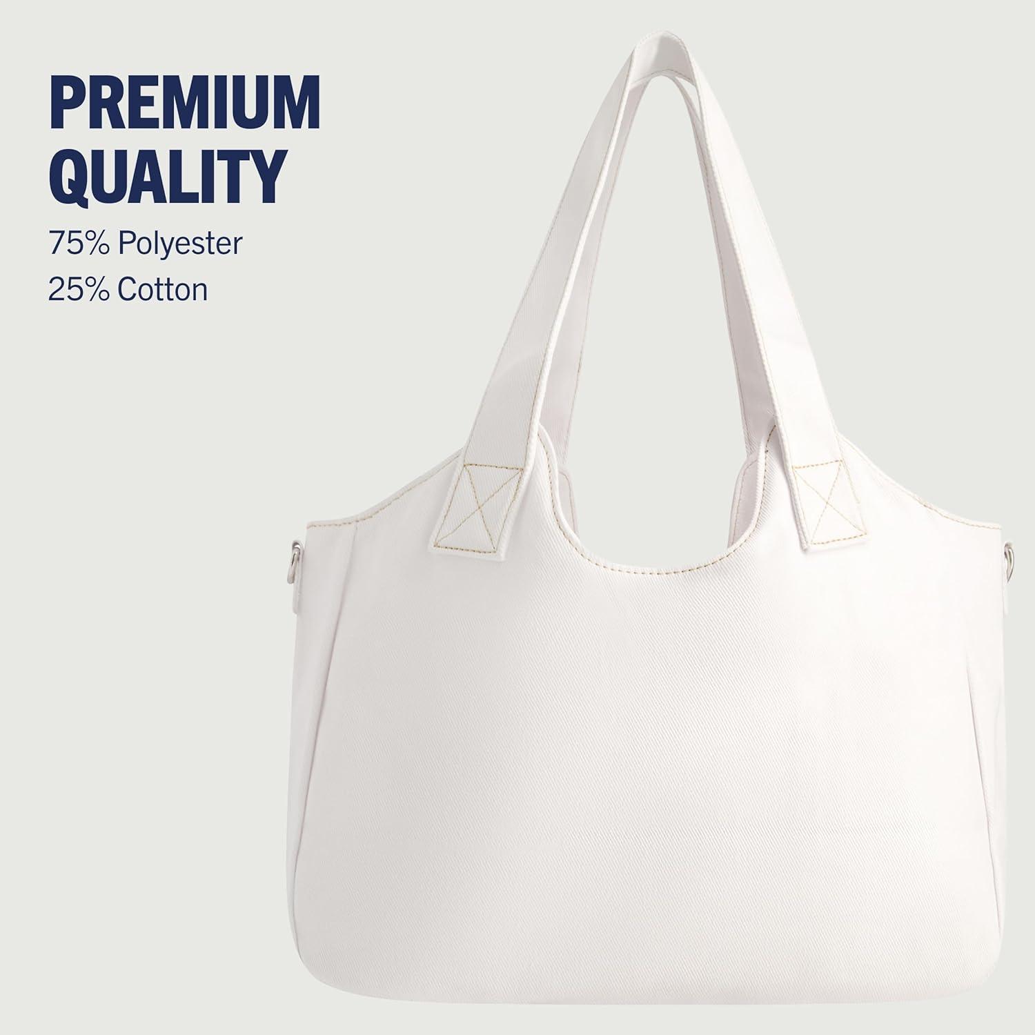 imageTrue Religion womens True Religion Womens Satchel Bag Crossbody Purse Handbag With Horseshoe Logo StitchingWhite