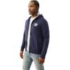 True Religion Men’s Puff Print Core Zip Up Hoodie for Men – Y2K Graphic Hoodie, Mens Hoodies with Oversized Graphic(Ace Blue)