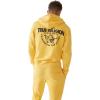 True Religion Men’s Puff Print Core Zip Up Hoodie for Men – Y2K Graphic Hoodie, Mens Hoodies with Oversized Graphic(Gold Coast)