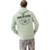 True Religion Men’s Puff Print Core Zip Up Hoodie for Men – Y2K Graphic Hoodie, Mens Hoodies with Oversized Graphic(Green Bay)