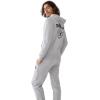 True Religion Men’s Puff Print Core Zip Up Hoodie for Men – Y2K Graphic Hoodie, Mens Hoodies with Oversized Graphic(Heather Grey)