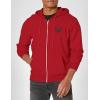 True Religion Men’s Puff Print Core Zip Up Hoodie for Men – Y2K Graphic Hoodie, Mens Hoodies with Oversized Graphic(True Red)