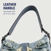True Religion Shoulder Bag, Women’s Multi-Strap Denim Handbag with Adjustable Shoulder Strap, One Size