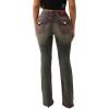 True Religion Women’s Becca Mid-Rise Bootcut Flap Jeans – Super T Stitch Denim(Compass Trail)