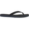 True Religion Women’s Flip Flop Sandals – Lightweight Rubber Sole with Iconic Logo Detail(Black)