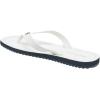 True Religion Women’s Flip Flop Sandals – Lightweight Rubber Sole with Iconic Logo Detail(White)