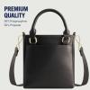 True Religion Women’s Tote Bag, Travel Shoulder Handbag with Adjustable Crossbody Strap(Black)