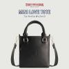 True Religion Women’s Tote Bag, Travel Shoulder Handbag with Adjustable Crossbody Strap(Black)