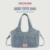 True Religion womens True Religion Women’s Satchel Bag, Crossbody Purse Handbag With Horseshoe Logo Stitching(Denim)