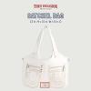 True Religion womens True Religion Women’s Satchel Bag, Crossbody Purse Handbag With Horseshoe Logo Stitching(White)