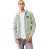 True Religion Men’s Puff Print Core Zip Up Hoodie for Men – Y2K Graphic Hoodie, Mens Hoodies with Oversized Graphic(Green Bay)