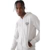 True Religion Men’s Puff Print Core Zip Up Hoodie for Men – Y2K Graphic Hoodie, Mens Hoodies with Oversized Graphic(Oatmeal Heather)