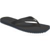 True Religion Women’s Flip Flop Sandals – Lightweight Rubber Sole with Iconic Logo Detail(Black)