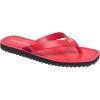 True Religion Women’s Flip Flop Sandals – Lightweight Rubber Sole with Iconic Logo Detail(Red)