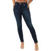 True Religion Women’s Jennie Mid Rise Curvy Fit Skinny Ankle Jean – Skinny Jeans for Women, Comfortable & Trendy(Indigo Upgrade)