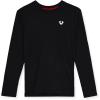 True Religion Boys Denim Set 2 Piece Boys Jeans and Long Sleeve Tee Shirt Set(Black-white)