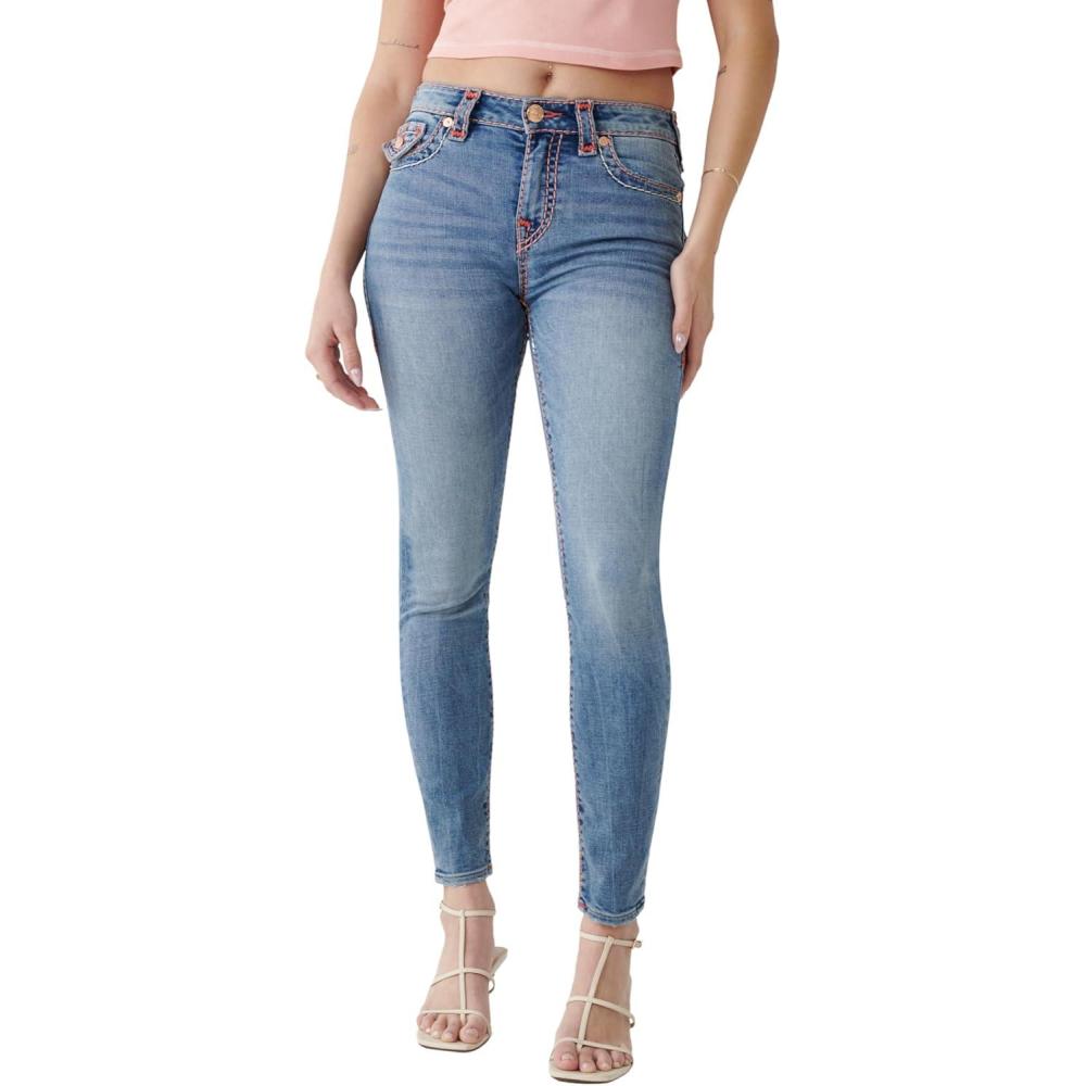 imageTrue Religion Womens Halle Mr Ss Flap Super TCalifornia Poppy