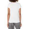 True Religion Womens Allover Buddha Slim V Tee(Optic White)