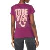 True Religion Womens Gradient Tr Slim V Neck Tee(Purple Potion)