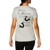 True Religion Women’s Triple Threat Short Sleeve Crew Neck Tee(Griffin)