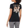 True Religion Women’s Victorious V-Neck Tee(Black)