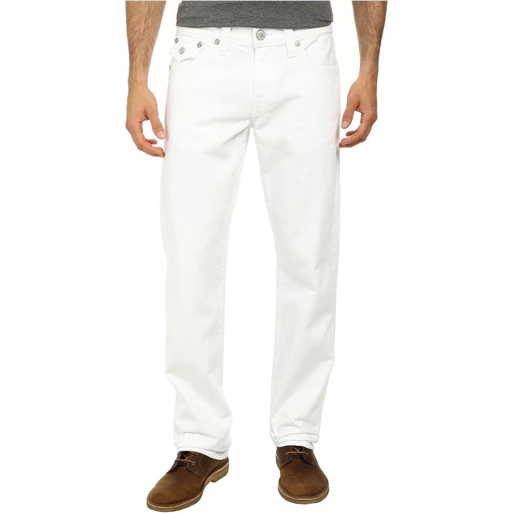 imageTrue Religion Mens Wide Leg Big T Stitch SweatpantsOptic White