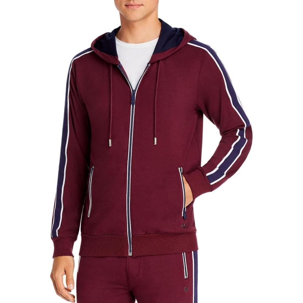 imageTrue Religion mens Ls Fashion Zip Up HoodieDeep Garnet