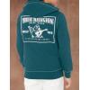 True Religion Men’s Big T Zip Up Hoodie Graphic Sweatshirt – Full Zip Hoodies for Men(Reflecting Pond)