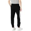 True Religion Mens Colorblocked Jogger Sweatpant(Onyx/Vaporous Grey)