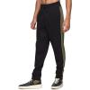 True Religion Men’s Fashion Slim Leg Fit Jogger Sweat Pant(Black/Militant Green)