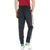 True Religion Mens Paneled Fashion Slim Leg Fit Jogger Sweat Pant(Black/ White)