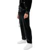 True Religion Mens Velour Big T Jogger(Jet Black)