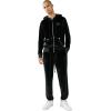 True Religion Mens Velour Big T Jogger(Jet Black)