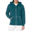 True Religion Men’s Big T Zip Up Hoodie Graphic Sweatshirt – Full Zip Hoodies for Men(Reflecting Pond)