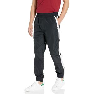True Religion Mens Paneled Fashion Slim Leg Fit Jogger Sweat Pant(Black/ White)