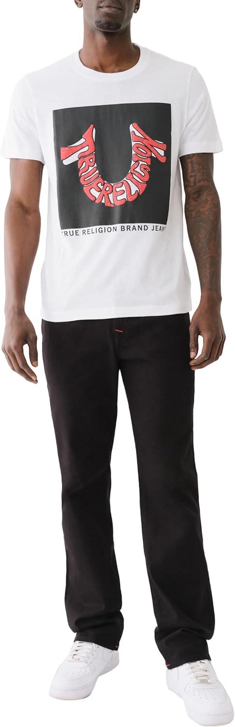 imageTrue Religion Mens Ss Warped Tr TeeOptic White