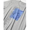 True Religion Men’s Buddha Logo Short Sleeve Crewneck Tee(Heather Grey)