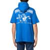 True Religion Men’s Hooded SRS Single Stitch Tee(Pacific Blue)