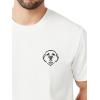 True Religion Mens Ss Give a Damn Flock Tee(Optic White)