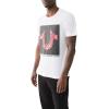 True Religion Men’s Ss Warped Tr Tee(Optic White)