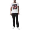 True Religion Men’s Ss Warped Tr Tee(Optic White)