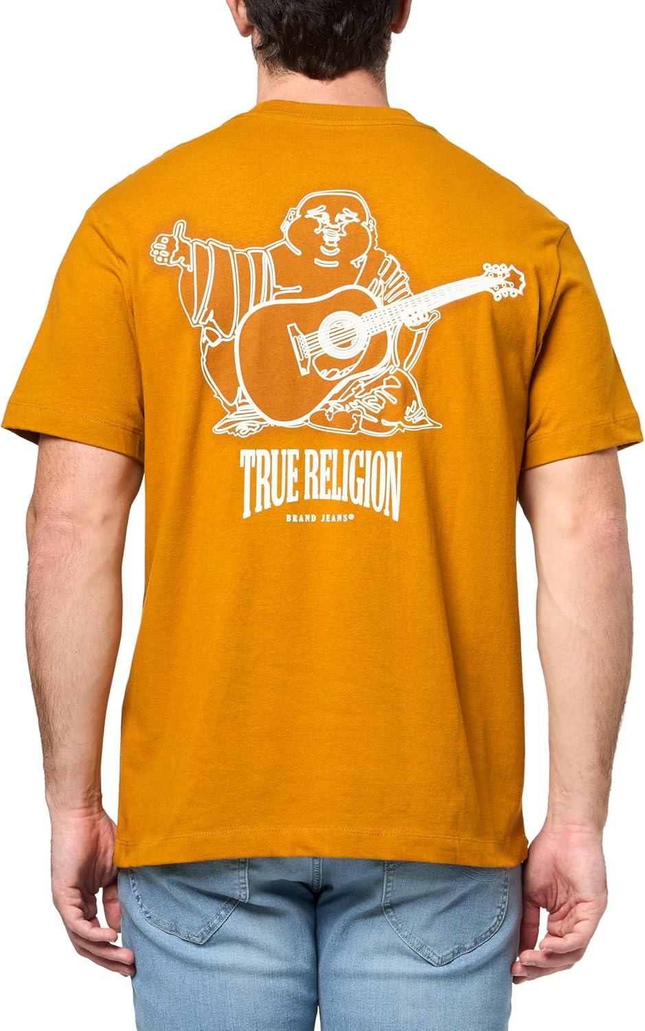 imageTrue Religion Mens Vintage Puff Buddah TeeBuckthorn