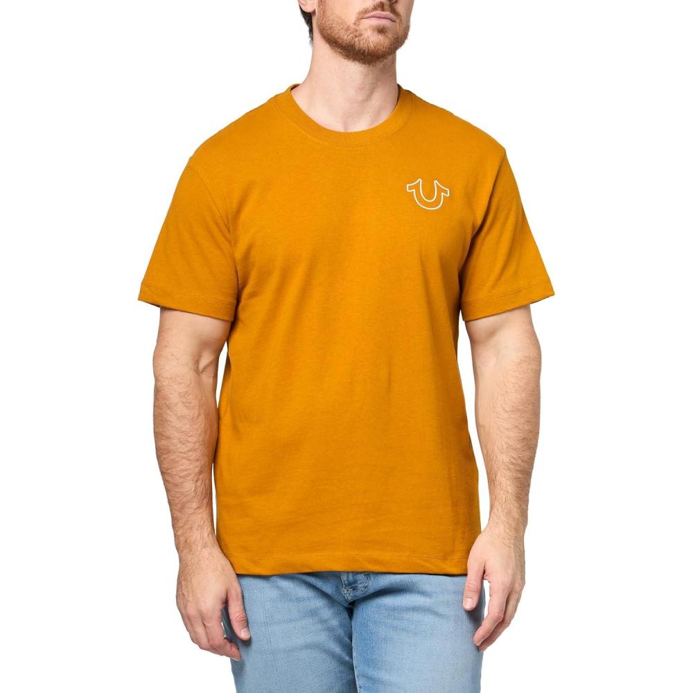 imageTrue Religion Mens Vintage Puff Buddah TeeBuckthorn