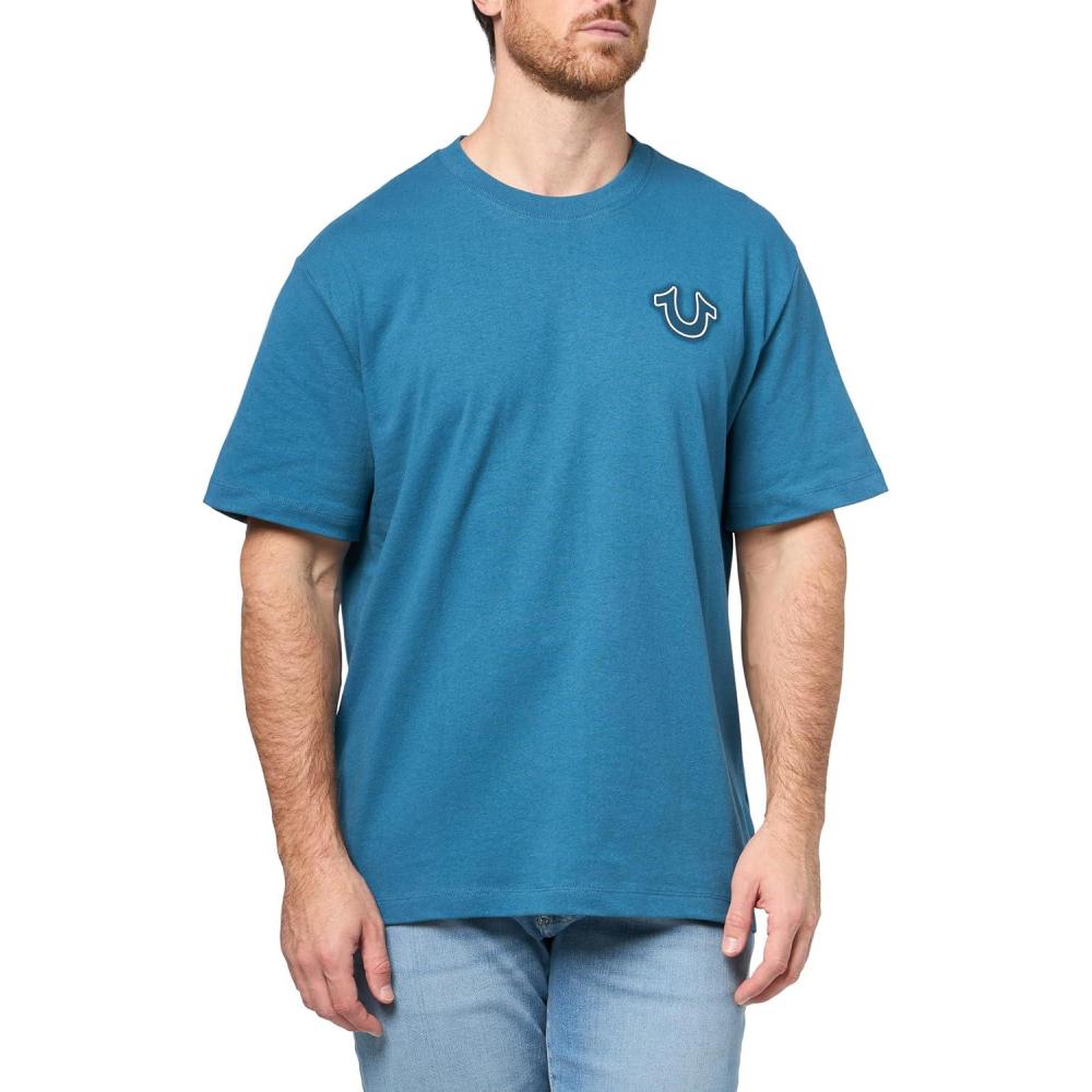 imageTrue Religion Mens Vintage Puff Buddah TeeMidnight