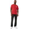 True Religion Ricky SN Flap Super T HS Jeans for Men – 34” – Men’s Denim Pants with Signature Stitching & Flap Pockets(Dagger Black Fade Wash)