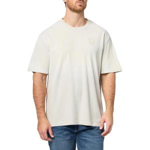 True Religion Men’s Vintage Puff Buddah Tee(Quiet Grey)