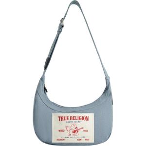 True Religion Women’s Shoulder Bag Purse, Buddha Pocket Hobo Handbag with Adjustable Strap(Light Blue)