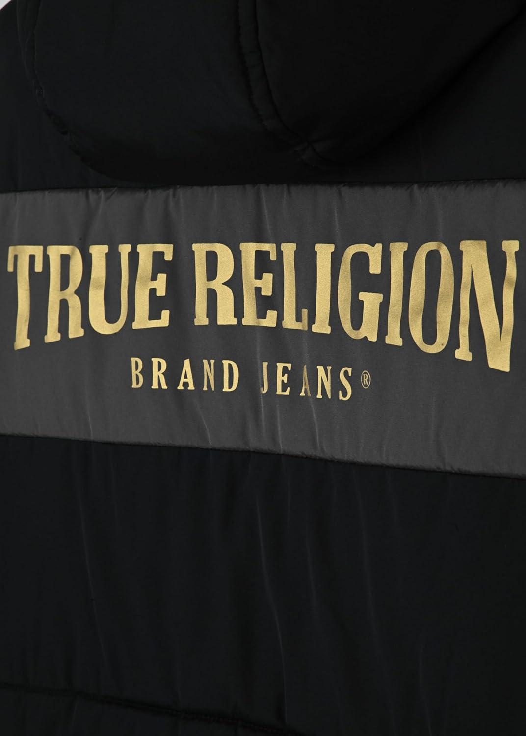 imageTrue Religion Boys Puffer Jackets Premium Winter Coats With Stylish Design amp WarmthBlackgrey